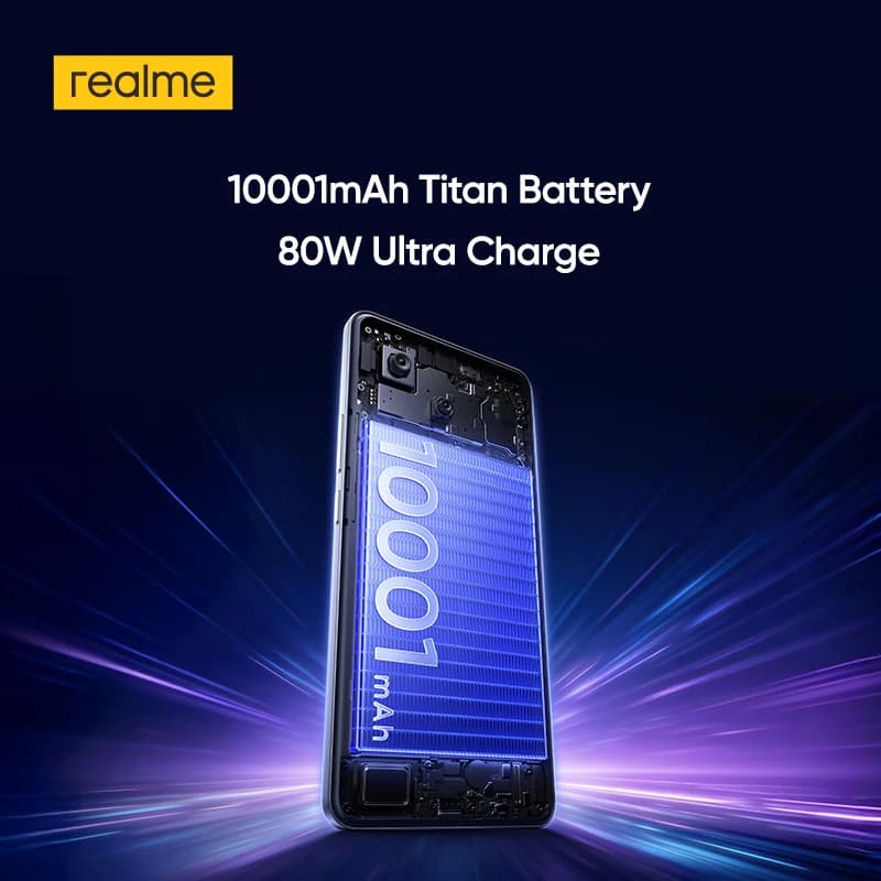هاتف realme P4 Power 5G ذكي عرض عالمي بطارية 10001mAh شحن 80W كاميرا 50MP Sony OIS شاشة 6.8 بوصة 144Hz منحنية NFC - 3