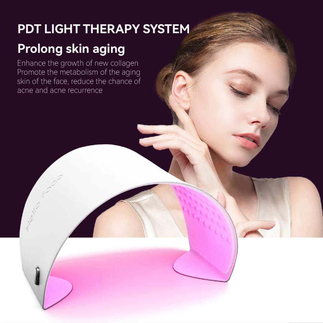 Hello Face 850nm Near Infrared PDT Light Therapy Mask 510K L6 720PCS LED Photon Beauty Device Red Light Face Mask Body Skin Care - 2