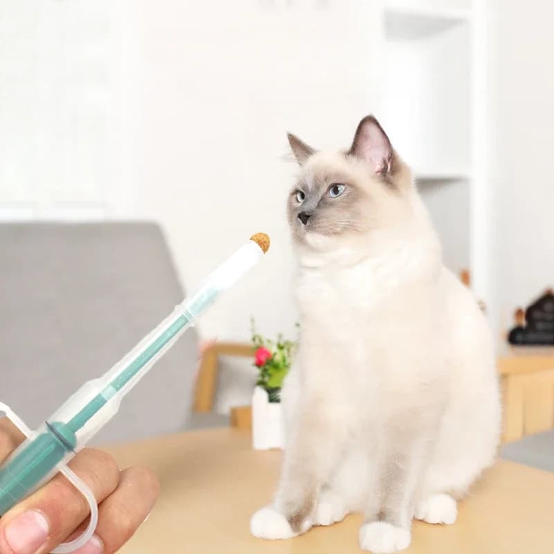 Pet Medicine Feeder Dispenser Cat Tablet Syringe Feeder Soft Tip Multi-Purpose Feeder Cat Pill Shooter Pet Pills Applicator - 4