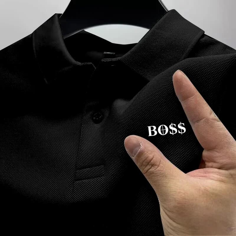 Men's Short Sleeve Polo Shirt, Quick Dry, Breathable, Casual, Stylish, Business, Sports, Summer, High, New, 2025 - 2