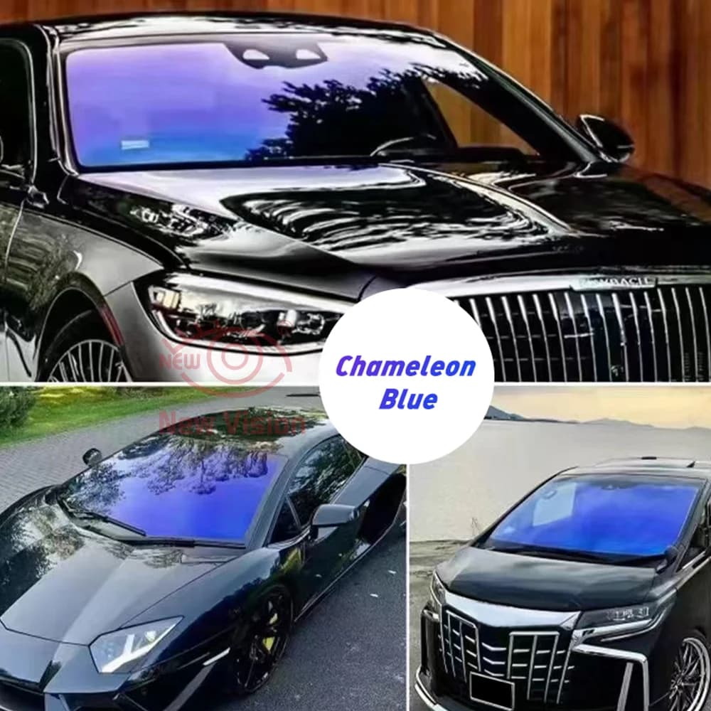 Chameleon Car Windscreen Tint Film 60% Visible Light Auto Front Side Window Foil Color Change Sun Solar Sticker Protector - 3