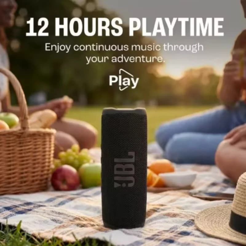 JBL FLIP6 Portable Bluetooth Speaker - An Outdoor Waterproof Stereo Audio System with Long Battery Life, Built-in Power Bank, Su - 2