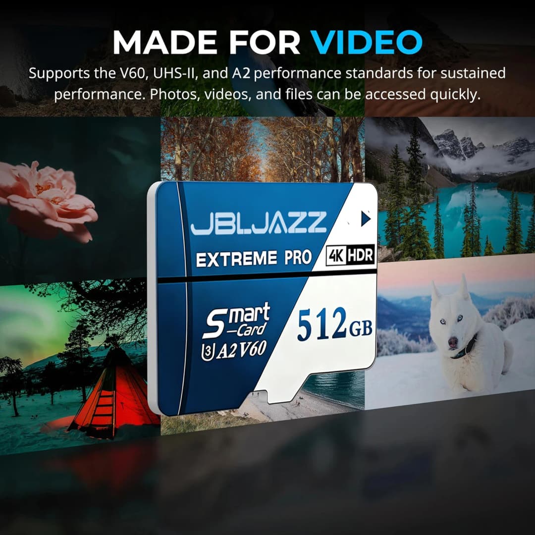 Extreme Pro Micro SD Card Memory Card High Speed U3 V60 4K Full HD TF Flash Cards 128GB 256GB 512GB 64GB For GoPro Action Camera - 4
