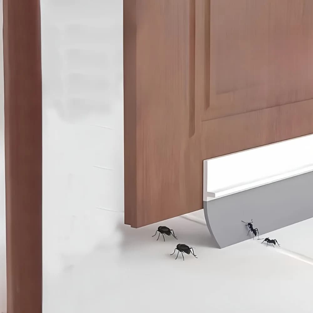 شريط عازل ذاتي اللصق من بولي كلوريد الفينيل لعزل الصوت تحت الأبواب والنوافذ، حاجز قوي - 2