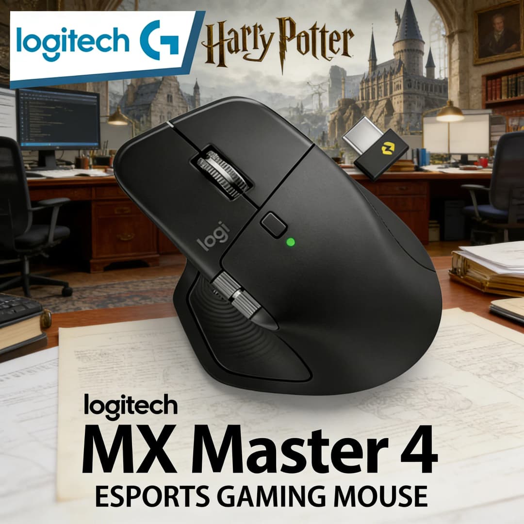 Logitech MX Master 4 Advanced Wireless Mouse with Haptic Feedback Ultra-Fast Scrolling USB-C+G102/G203/G304/G305/M220/M170/M350
