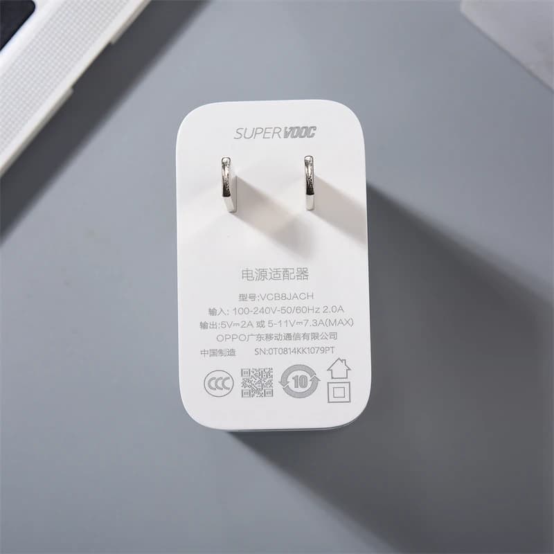 80W Realme SuperVooc Charger EU/US Fast Charging Adapter Type C Cable For Real Me 15 14 13 P4 P3 P2 Narzo80 Pro Neo 7 6 Se OPPO - 5