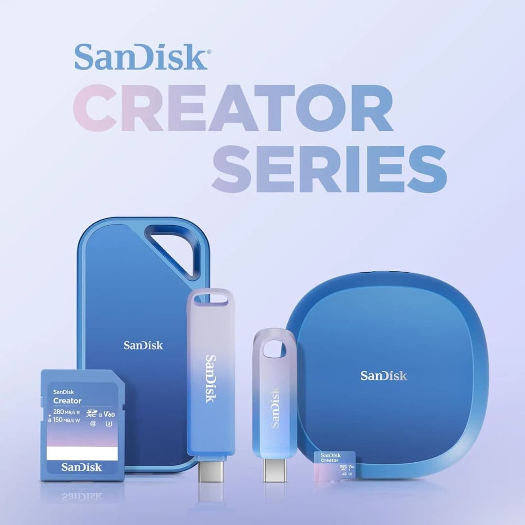 SanDisk E81C Creator pro Portable SSD 1TB 2TB 4TB - up to 2000MB/s USB-C USB 3.2 Gen 2x2 for Laptops And Computers - 6