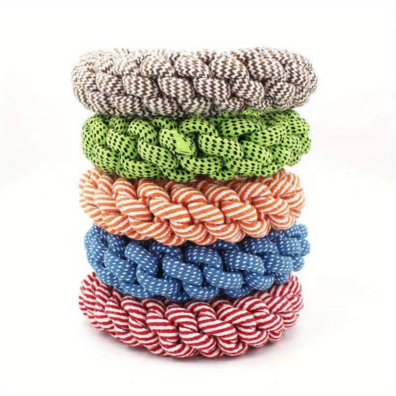Bite-Resistant &Durable Chew-Proof Rope Knot Dog Toy - Heavy-Duty Interactive Chew Toy for Medium &Large Dogs (Golden Retriever) - 6