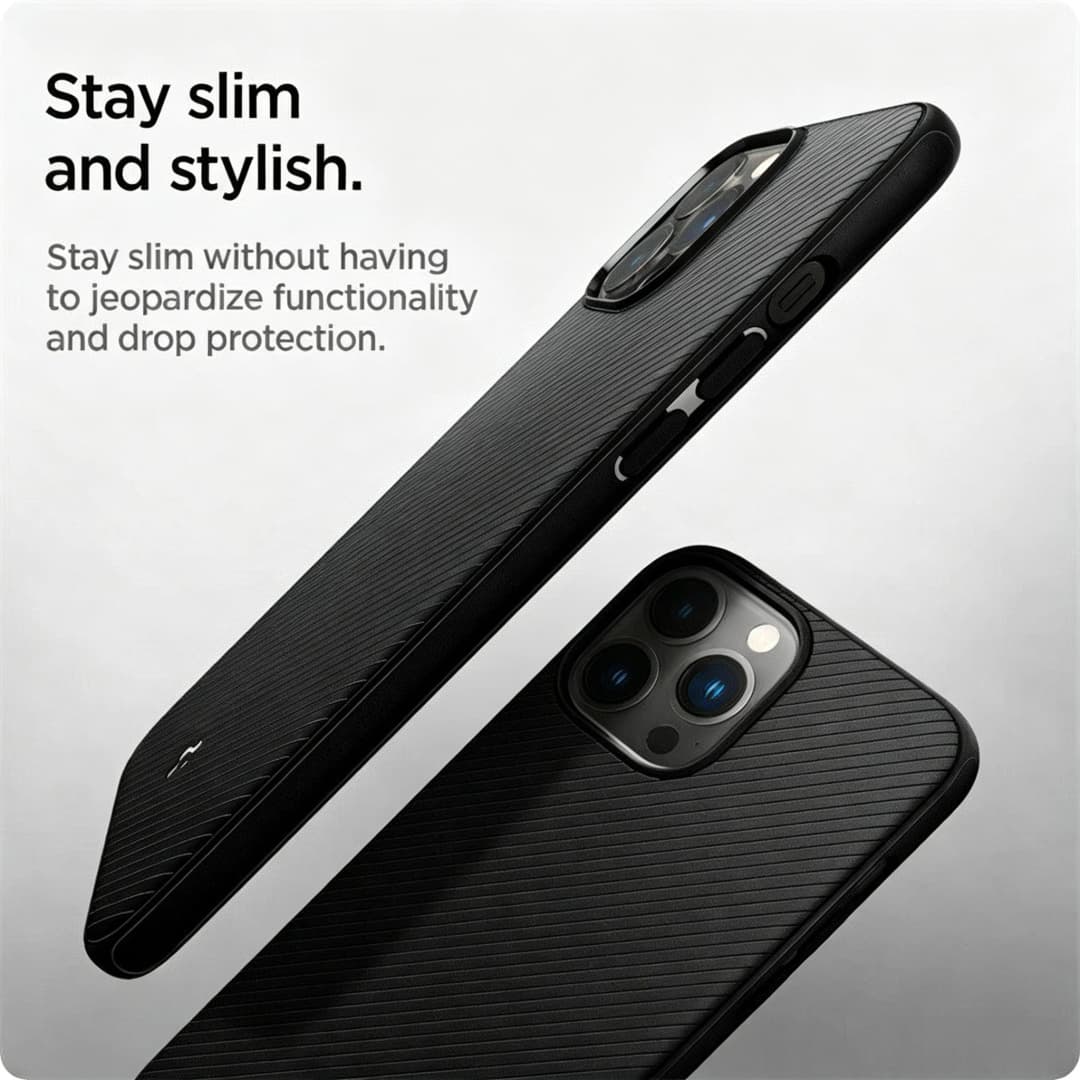 Spigen Magsafe Diagonal Pattern Case for iPhone 16 Promax, Magnetic Phone Case with Anti-Drop Protection - 5