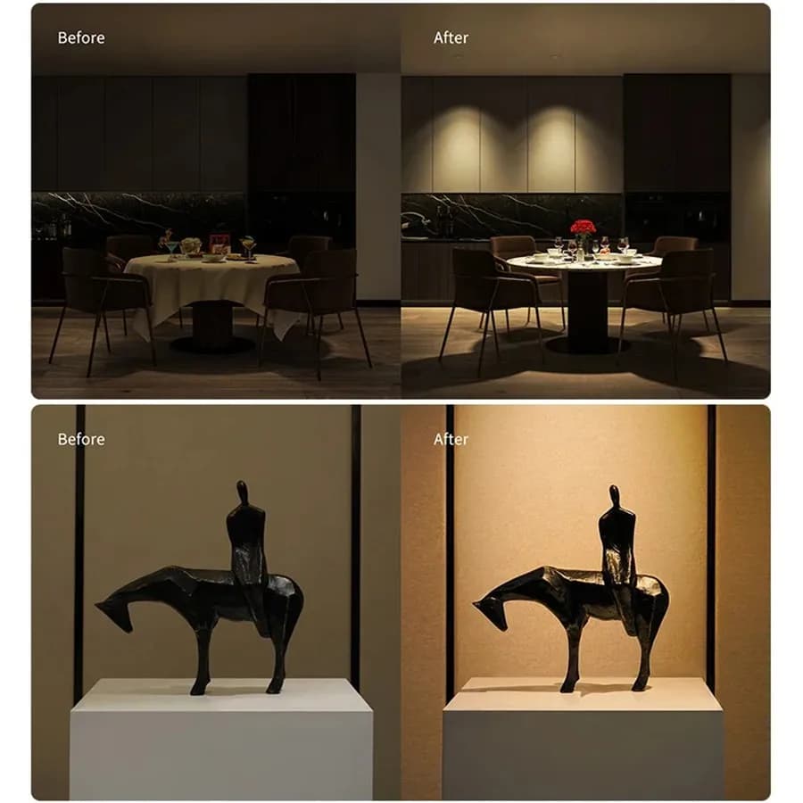 إضاءة سقف ذكية مدمجة من Yeelight Mesh M2 Lite، 220V، اتصال بلوتوث، متوافقة مع Mi Home وGoogle وAlexa، درجة حرارة لون 2700-6000K - 6