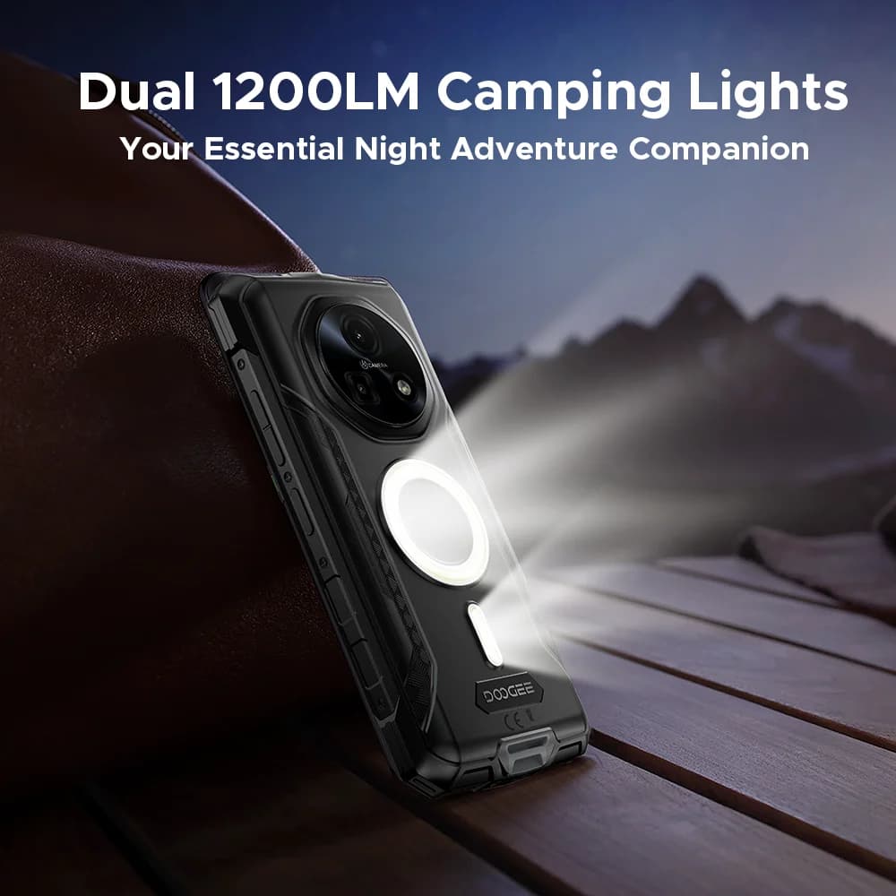 DOOGEE Fire 5 Ultra Rugged Phone 32GB+256GB 13000mAh Mediatek Helio G81 6.6'' 48MP Camera Camping Lights Android15 Smartphone - 3