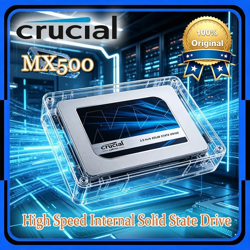 Crucial MX500 BX500 SSD High Speed Internal Solid State Drive 240G 500GB 1TB 2TB 3D NAND SATA 2.5-inch SSD For Laptop Hard Disk
