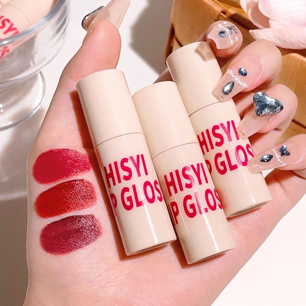 ملمع شفاه ماتي مخملي من موس، تبييض، غير لامع، مناسب للطلاب، غير قابل للتلاشي - 3