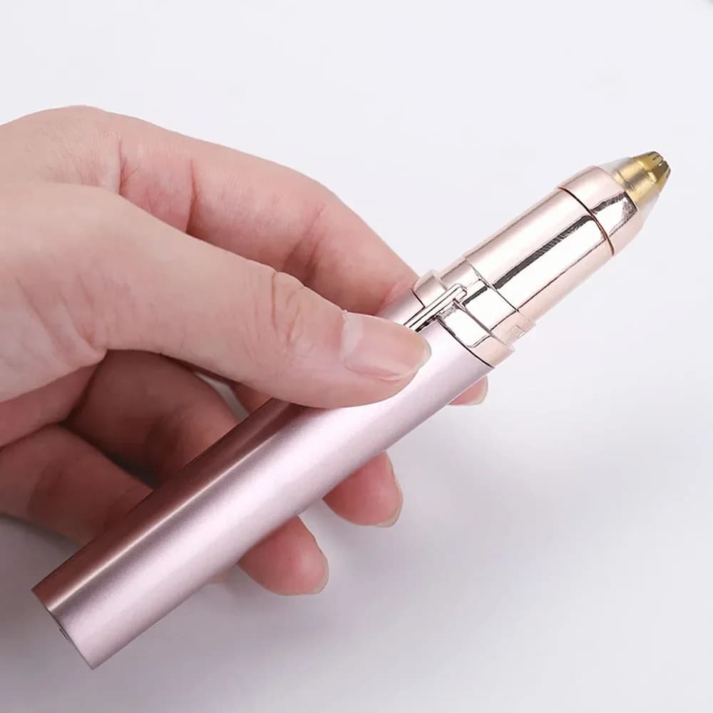 Womens Electric Eyebrow Trimmer Eye Brow Shaper Pencil Face Hair Remover for Women Automatic Eyebrow Shavers Pocketknife - 3