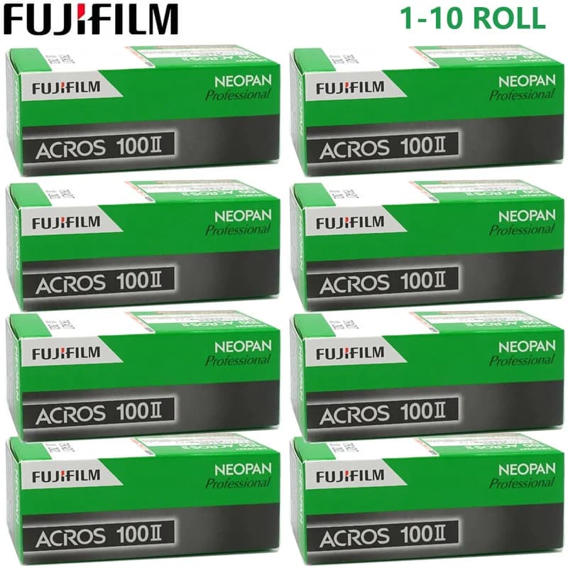 Fujifilm 120mm Film NEOPAN Acros Ⅱ iso 100 Films For Black and White Professional Prints 36 Sheets 1-10 ROLL For 120 Film Camer - 3