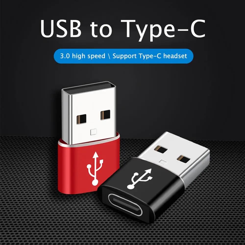 كابل شحن سريع PD محمول من نوع C أنثى إلى USB أنثى مع محول OTG 3.1 من نوع C إلى USB-C ذكر - 4