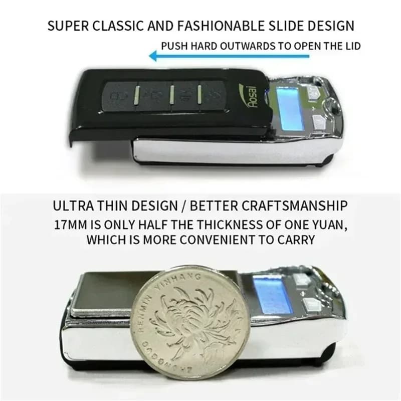 ميزان جيب رقمي محمول صغير 100 جرام 0.01 جرام لوزن الذهب والمجوهرات ميزان إلكتروني للمفاتيح - 4