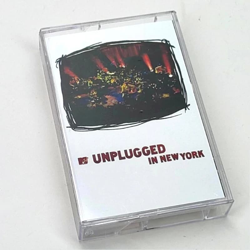 شريط موسيقى روك جرنج أوروبي أمريكي ألبوم MTV Unplugged in New York كاسيتات كوسبلاي ووكمان مسجل سيارة صندوق موسيقى تصويرية - 5