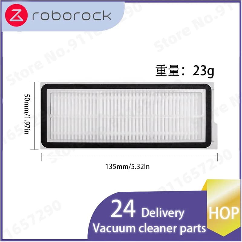 Roborock Qrevo S Pro Qrevo MaxV Qrevo Plus Vacuum Parts Main Roller Side Brush Filter Mop Pad Cloth Dust Bag - 6