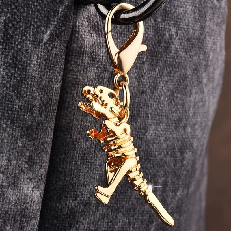 سلسلة مفاتيح فاخرة على شكل دب ذهبي مع حلية كرز، إكسسوارات حقائب ومجوهرات، هدايا مفاجئة - 3