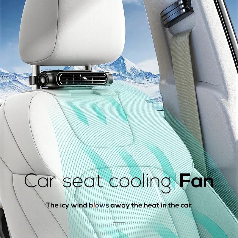 Portable Car Seat Cooling Fan Car Rear Backrest Electric Fan USB Power Supply Fan Air Conditioner Car Interior Accessories - 6