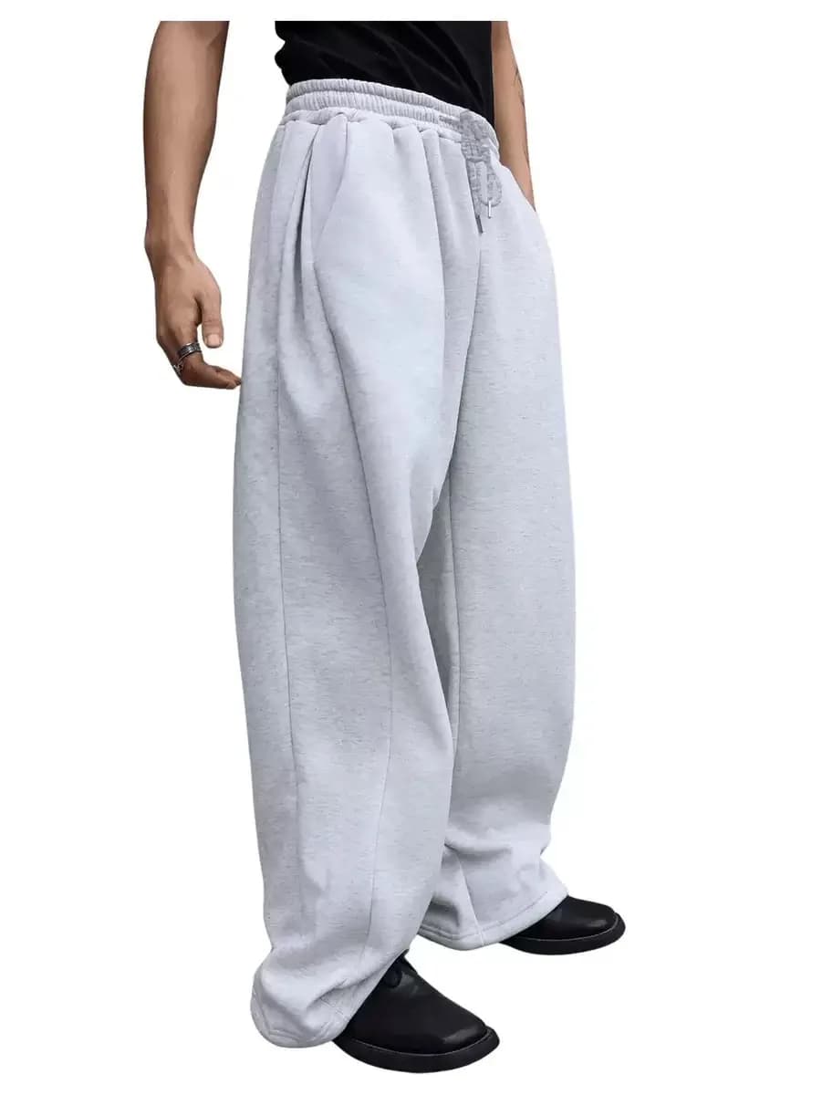 New Y2K Style Baggy Joggers for Men Hip Hop Cargo Pants Oversized Street Fashion Trousers Casual Loose Fit Pants - 4
