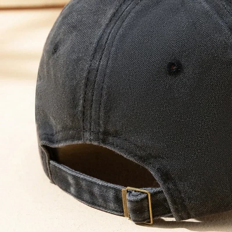 FOCUS Print Cap Washed Cotton Adjustable Classic Style Baseball Cap, Sports Duckbill Hat for Men and Women - 3