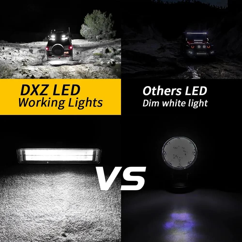 جديد 28LED 84W شريط ضوء العمل 9-80V مصباح الفيضانات القيادة الضباب الطرق الوعرة LED عمل سيارة ضوء لفورد تويوتا SUV 4WD أشعة ليد - 3