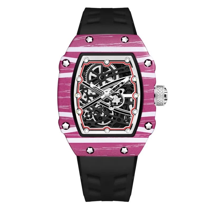 New Ultra-Thin Barrel-Shaped Men's Quartz Watch Stylish Personalized Fashionable Timepiece