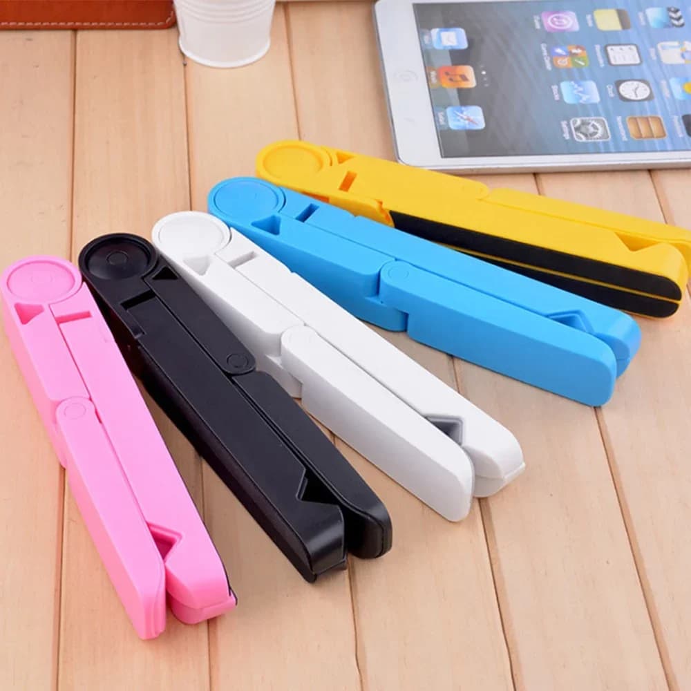 حامل iPad محمول قابل للطي متوافق مع 4 "-11" حامل بلاستيكي لسطح المكتب للهاتف اللوحي Xiaomi Samsung Huawei Phone Tablet Stand - 6