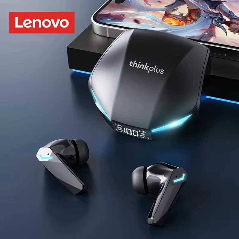 Lenovo XT53 Wireless Bluetooth 5.3 Headphones Long Endurance Noise Reduction Earphones HIFI Stereo Sound Gaming Headset for Mic