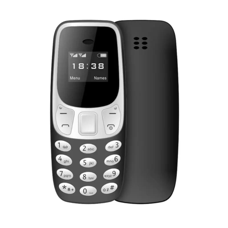 L8star Bm10 هاتف محمول صغير ببطاقتي SIM، مشغل MP3 وFM، غير مقفول، تغيير الصوت، سماعة رأس لاسلكية - 6