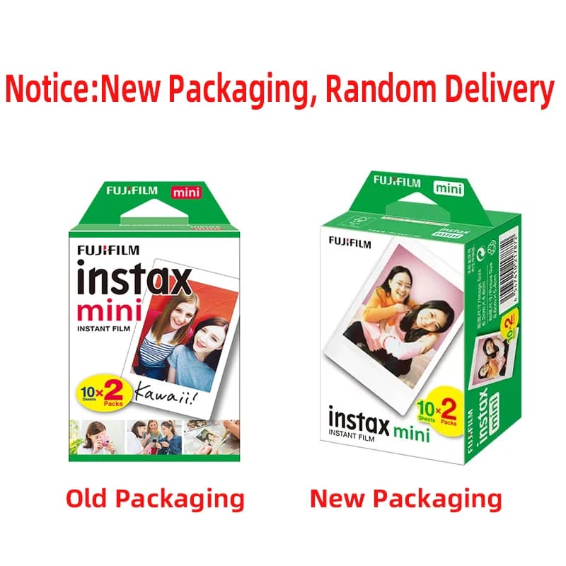Origin Fujifilm Instax Mini Film Paper 10-60 Sheets for Fujifilm Instax Film Camera Instax Mini 12 11 9 40 41 SE Link Liplay EVO - 6
