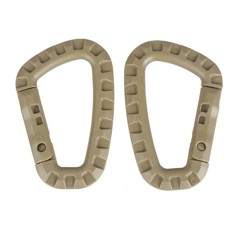 1/6/12 قطعة مشبك حقيبة ظهر تكتيكي 8.5 سم كارابينر تكتيكي سريع خطاف بلاستيك على شكل D لأدوات التخييم الخارجية - 5