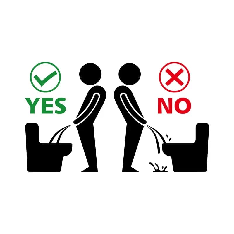 Toilet Sticker Funny Man WC Sticker Removable Toilet Stickers Bathroom Toilet Decoration Self-adhesive Wall Stickers Home Decor - 5