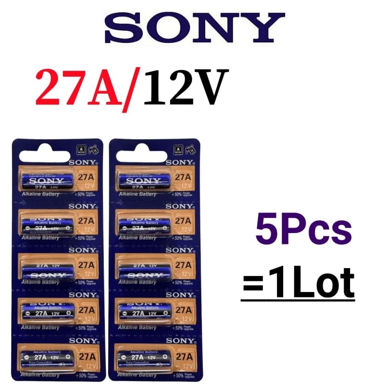 5-50pcs original SONY 27A /23A 12V 23GA A23S/A27 alkaline battery doorbell remote control electric toy - 4