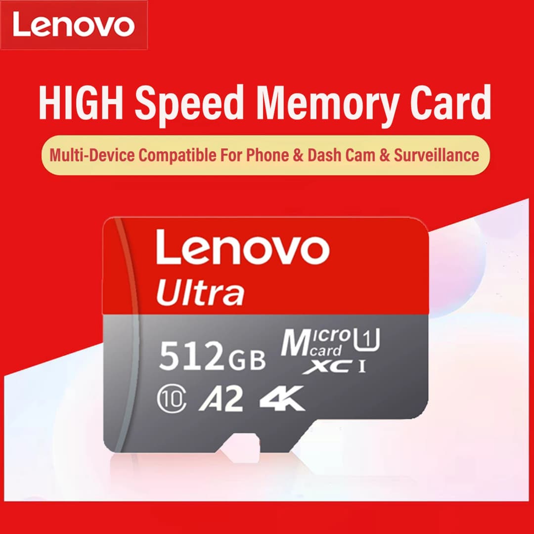 بطاقة ذاكرة Lenovo تخفيضات ساخنة فئة 10 سعة عالية U3 V30 مايكرو SD بأحجام متعددة للكمبيوتر/المراقبة/الهاتف/الكاميرا - 2