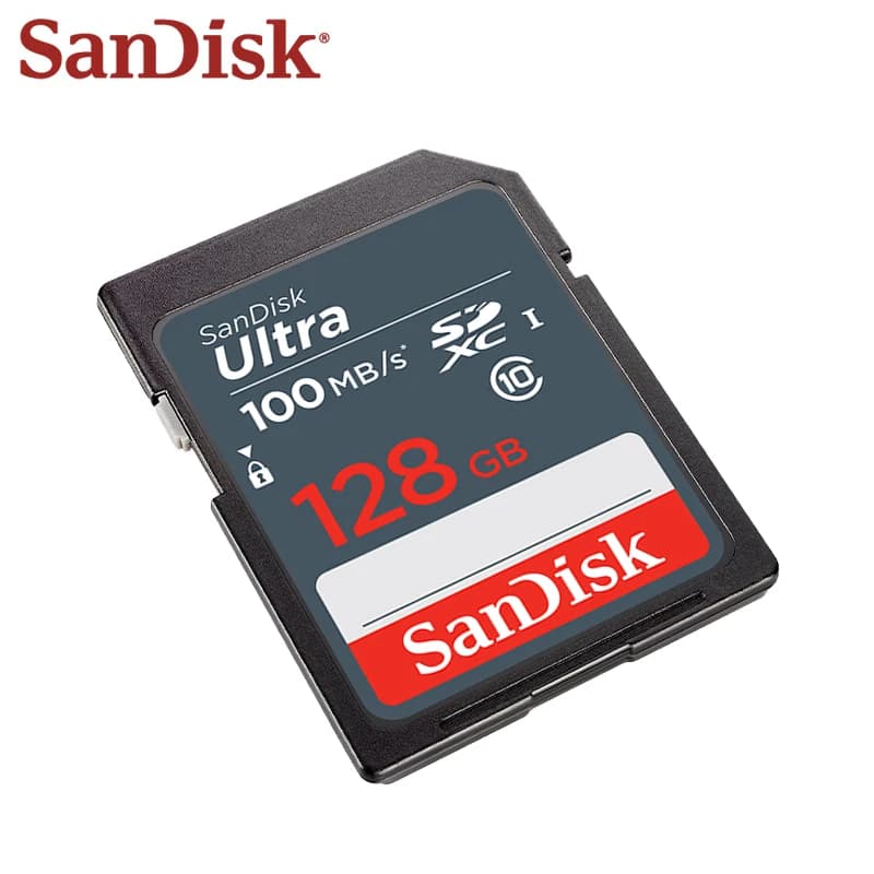 بطاقة ذاكرة SanDisk SDHC 16 جيجابايت 32 جيجابايت SDXC 64 جيجابايت 128 جيجابايت 256 جيجابايت C10 1080P UHS-I بطاقة SD للكاميرا - 6