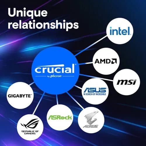 مجموعة ذاكرة ألعاب سطح المكتب DDR5 من Crucial Pro، 48، 64، 96GB، 5600، 6000MHz، زيادة السرعة، متوافقة مع AMD Expo - 5