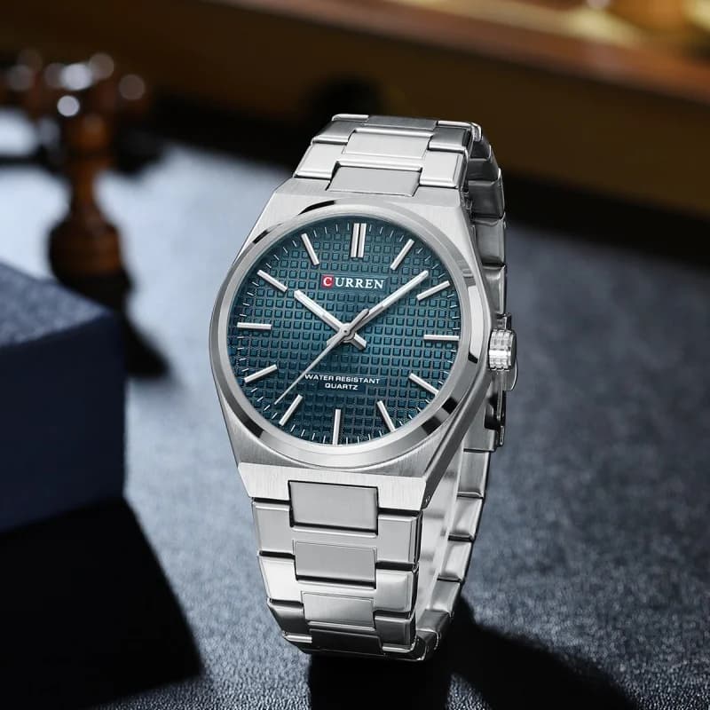 CURREN 8439 Top Brand Men's Watch Luxury Business Waterproof Stainless Steel Military Quartz Men's Watches relógios masculino - 3