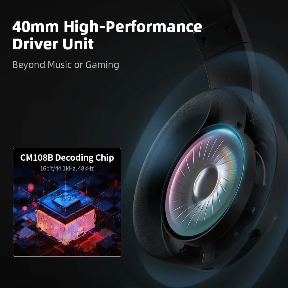 سماعات رأس هيكات من إديفاير G30 II للألعاب 7.1 صوت محيطي USB سلكية مع ميكروفون للكمبيوتر PS4 PS5 اكس بوكس - 3