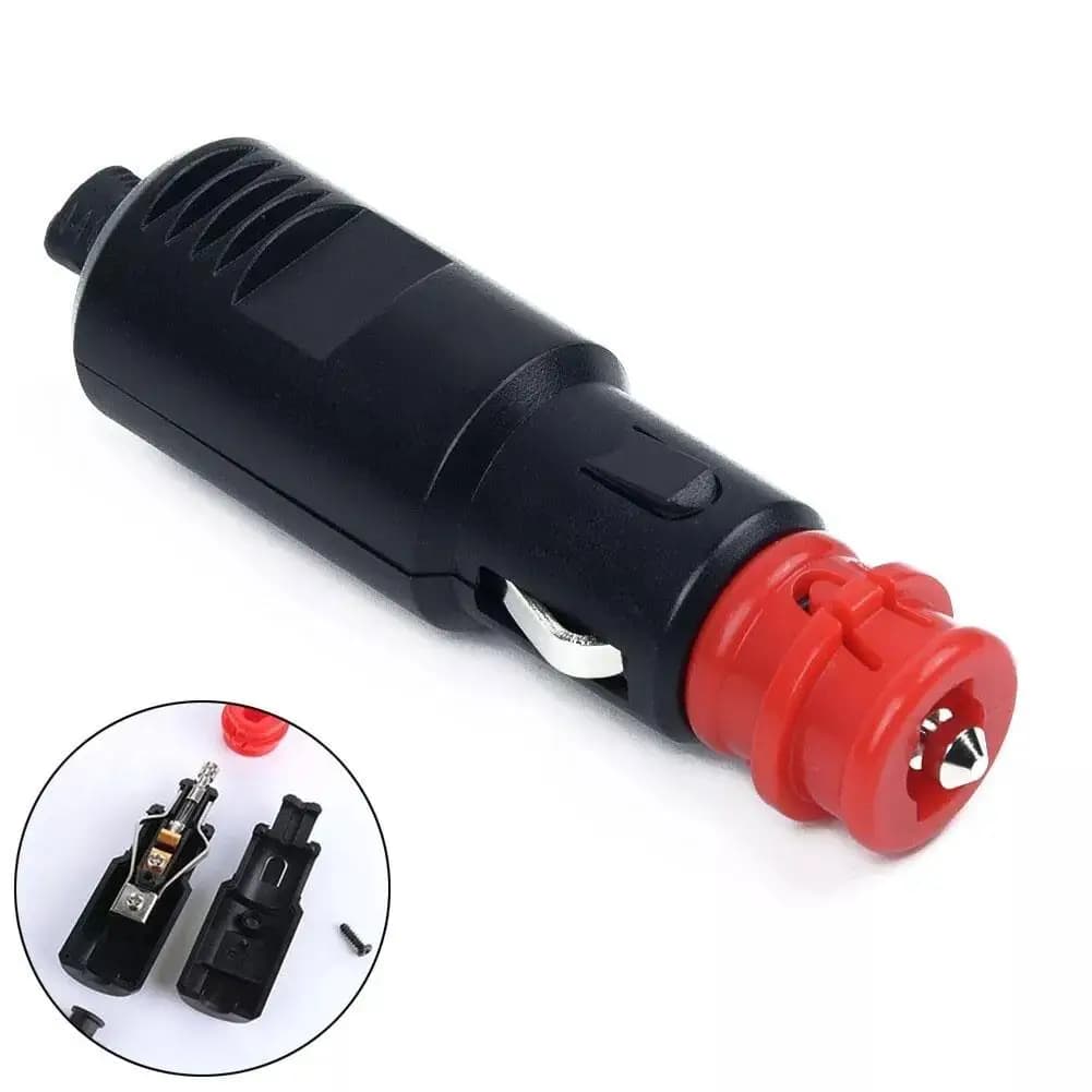Car Lighter Adaptor Plug Socket Power 8A Fuse Connect 12V Universal 12V-24V For 0.83"lighter Car Cigarette Accessories - 3