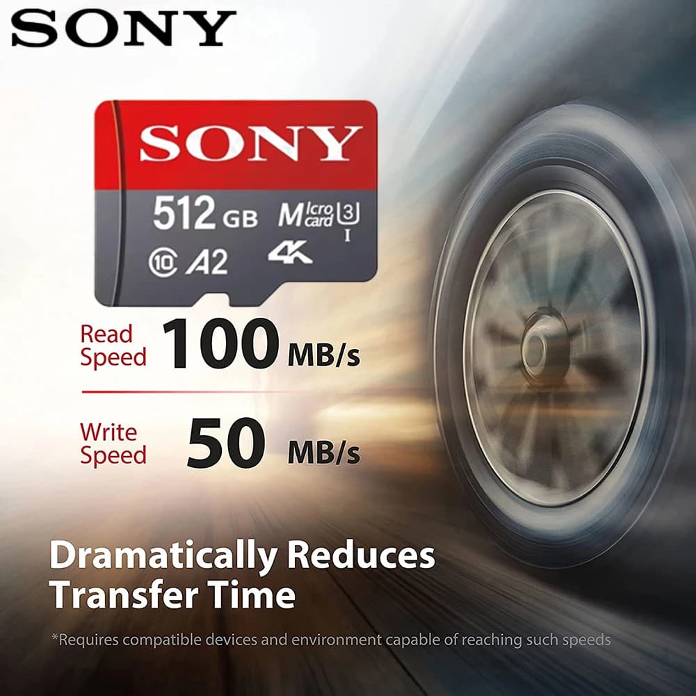 بطاقة ذاكرة SONY Ultra Micro TF SD، 1024/512/256/128 جيجا، سرعة عالية C10 U3 V30، للكاميرات والطائرات بدون طيار - 3