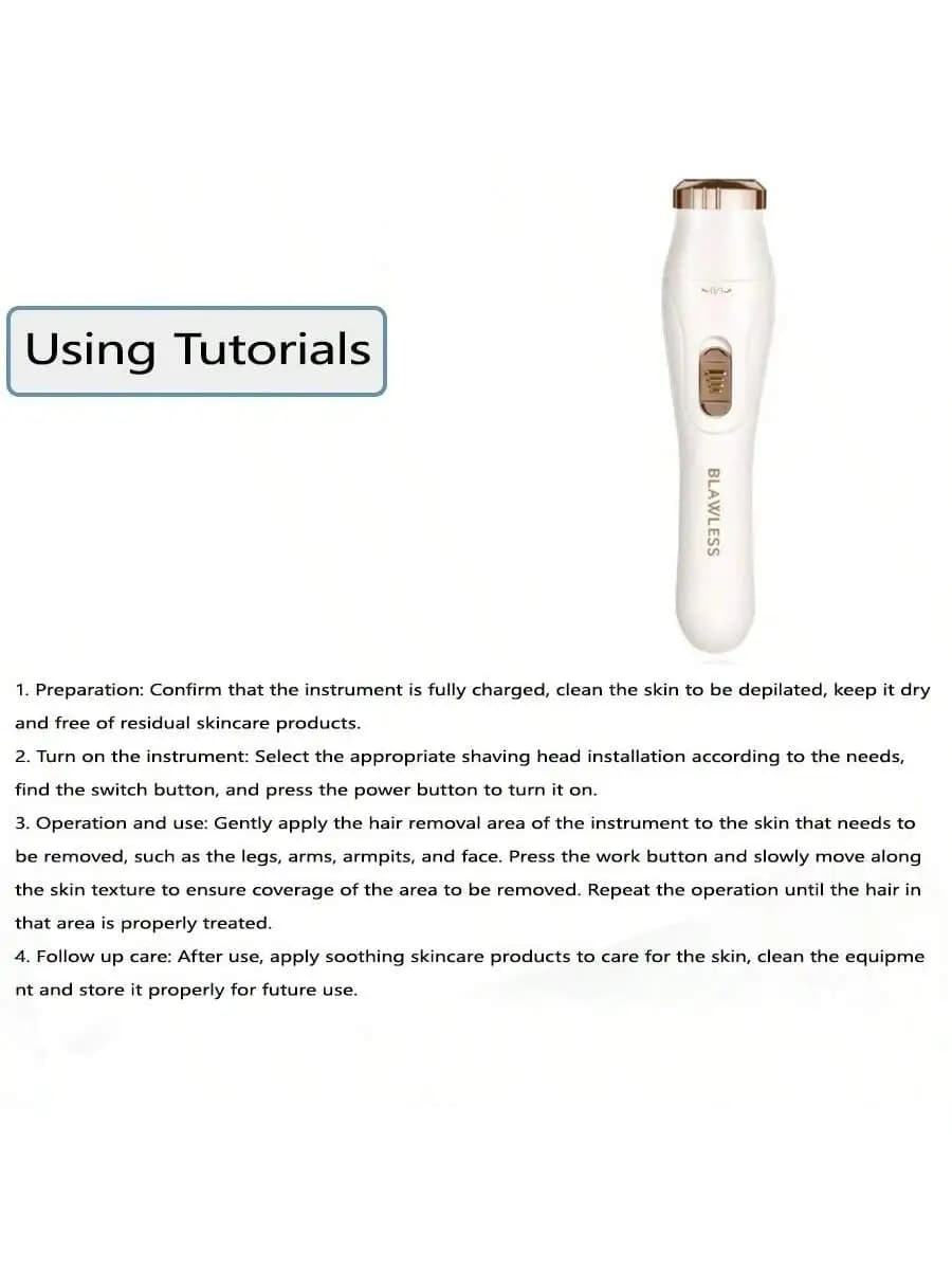 2026 Lady Shaver Hair Remover Women Razor Cordless Facial Hair Remover Machine Bikini Trimmer Leg Electric Razor Rechargeable - 6
