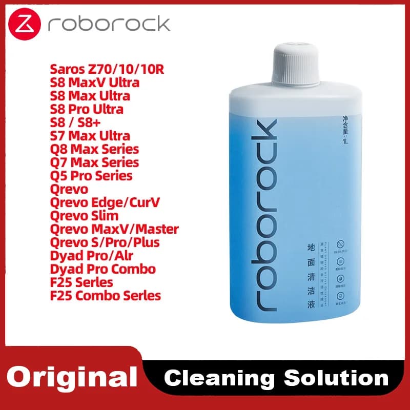 منظف أرضيات أصلي من Roborock متعدد الأسطح محلول تنظيف لسلسلة Roborock Saros Qrevo