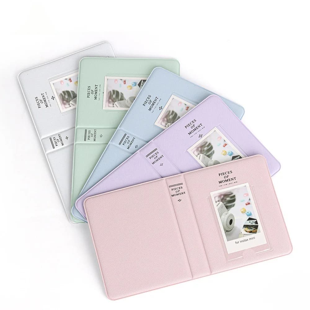 64 Pockets Fujifilm Instax Mini Album – Polaroid Picture Case for Wedding, Instant Card Storage, Keepsake Gift - 3