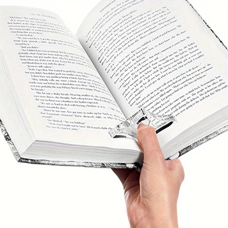 إشارة مرجعية موسعة لصفحة الكتاب من الأكريليك الشفاف - 4