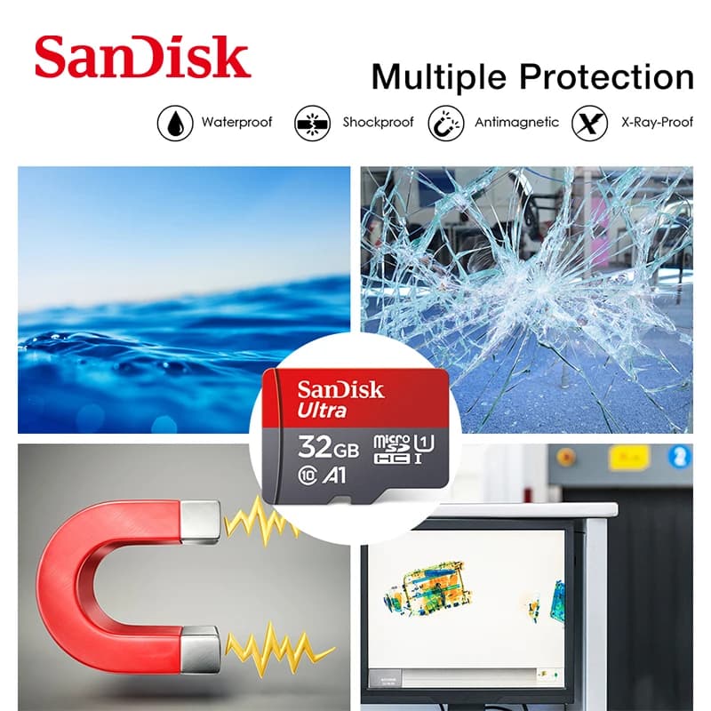 SanDisk Micro tf SD Card 32GB 64GB Video Monitoring Traffic memory card 128GB 256GB Max smartphone drone cardfor car - 4