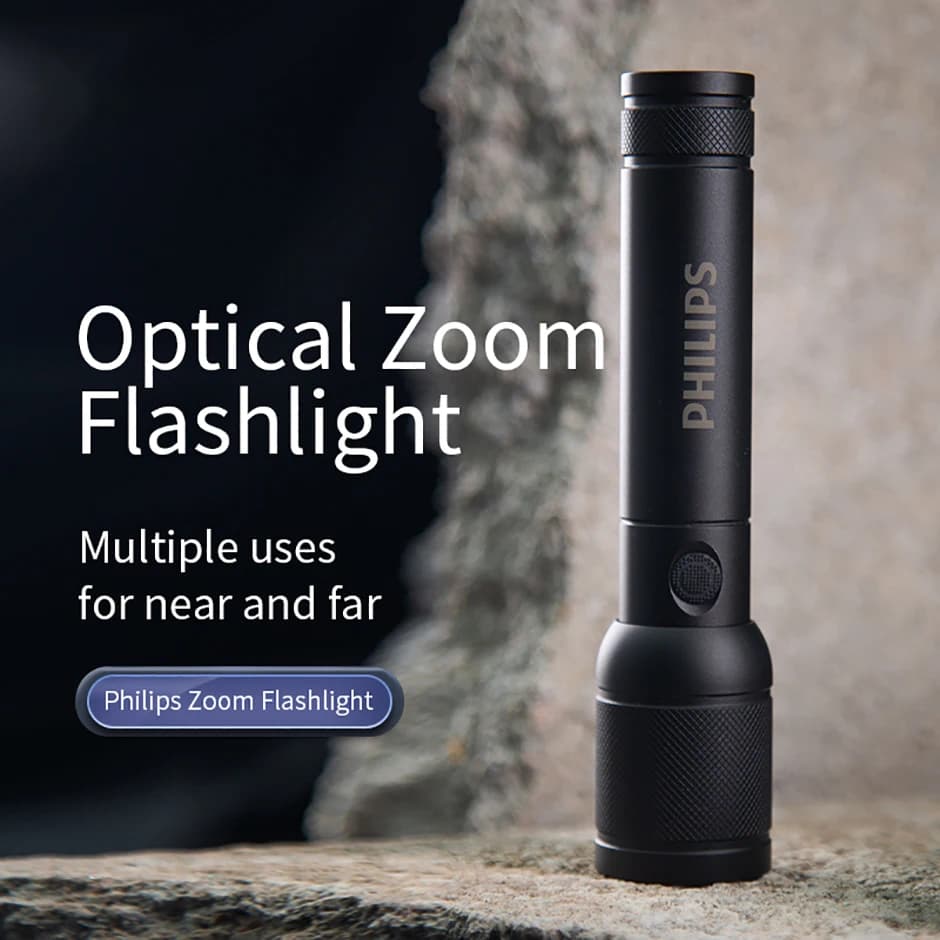 Philips 2pcs Strong Light Flashlight USB Rechargeable flashlight Lamp Portable Ultra Bright Long-range Outdoor Led flashlights - 6