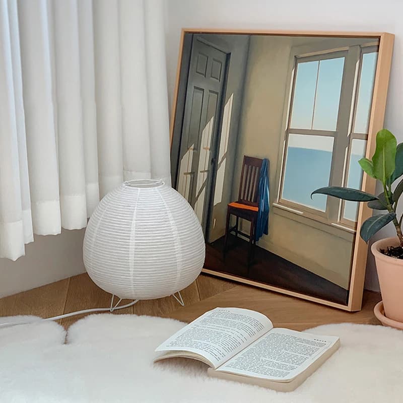 Nordic LED Table Lamp Interior Lighting Wabi Sabi Style Table Light Bedside Bedroom Living Study Home Decoration Desk Lamps - 6